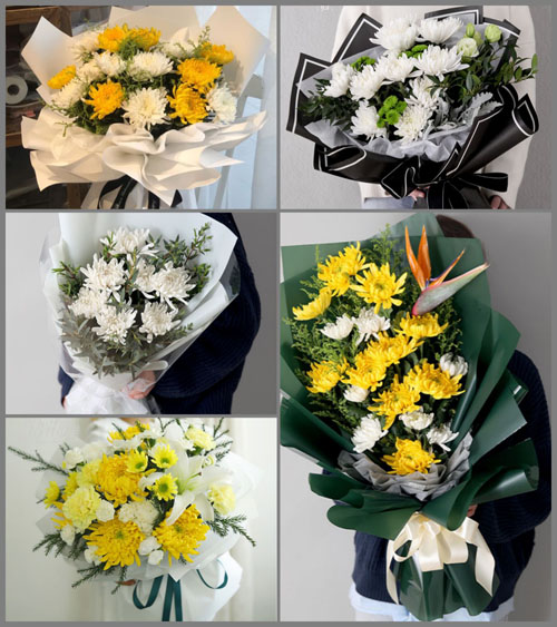 贵州毕节市赫章县双坪乡白事花束代送